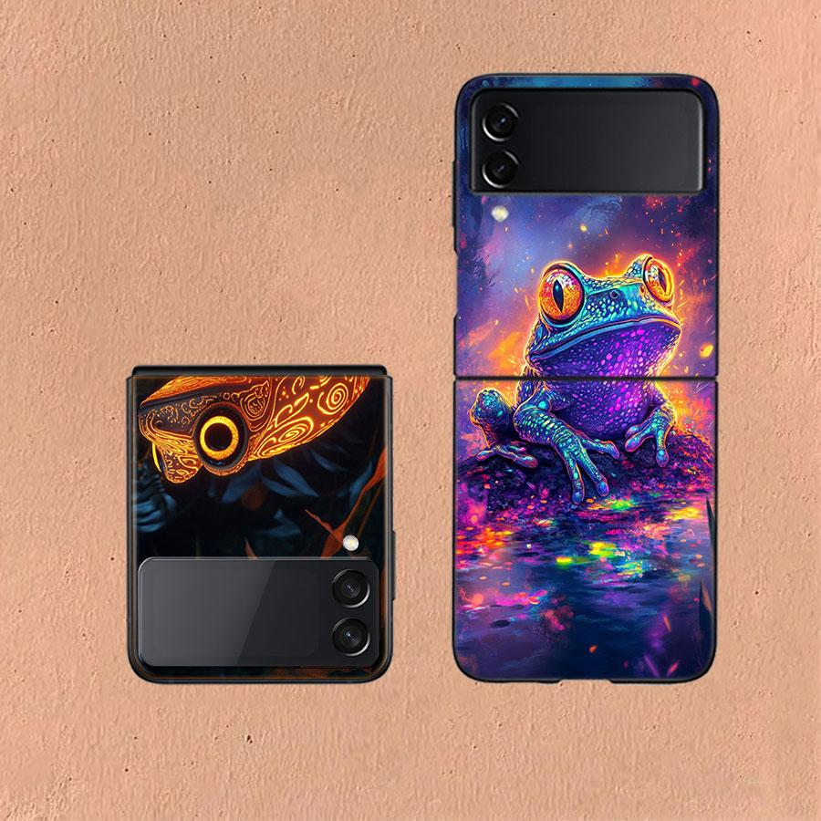 Why Are Frogs Important Coque For Samsung Z Flip7 6 Galaxy Case Shockproof Z Flip5 Z Flip3 4 5G Hard Cover Phone TPU PC Hard Fu