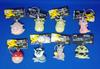 [USED] Pokemon Soft Keyholder Vol.7 Glow In the Dark 8 Type Complete Set Pikachu Mew Eevee Japan Store