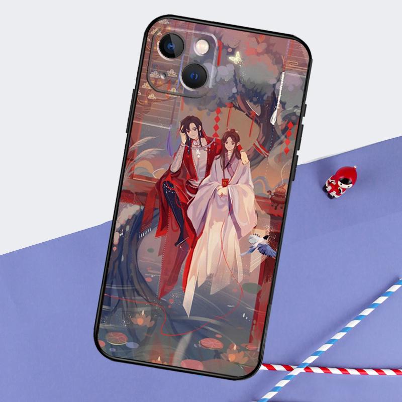 Heavenly Official Blesses Phone Case For iPhone 16 Pro Max 12 13 Mini 11 14 15 Pro Max XR 15 16 Plus 16e Back Cover