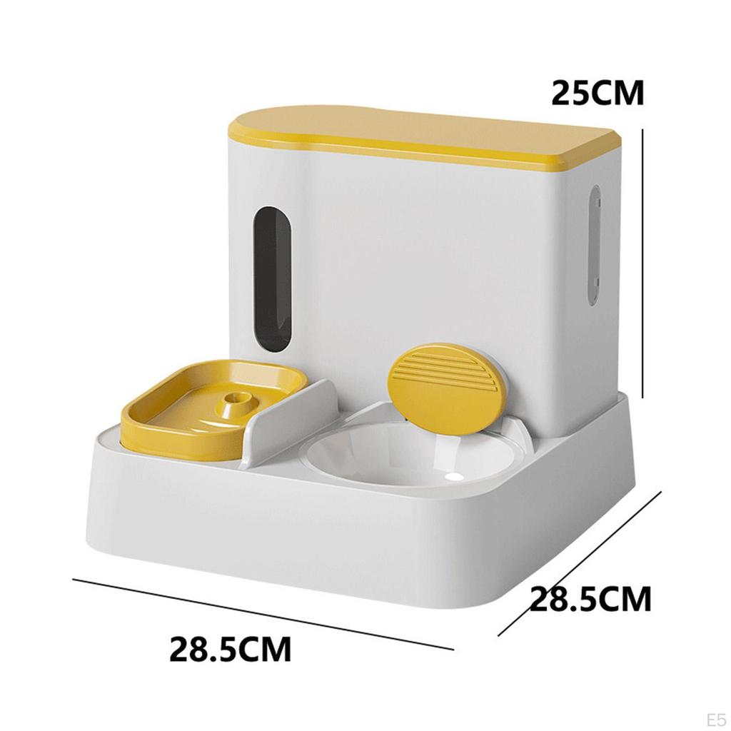 Automatic Cat Feeder 1L Drinker 2.8L 2 In 1 Design Feeding Station and Water