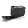 Car charger dual fast charge USB Phone Charging Outlet Power Adapter for nissan XTRAIL T32 rogue QASHQAI J11 Serena C26 C27