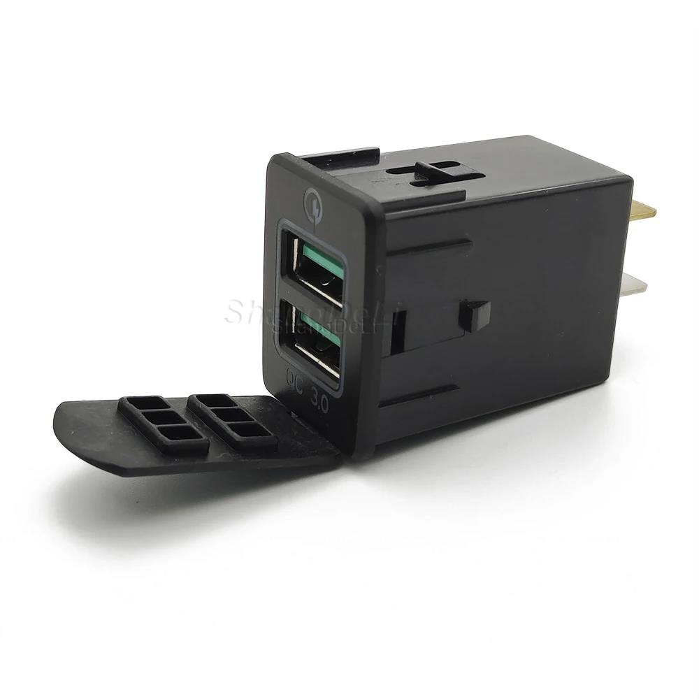 Car charger dual fast charge USB Phone Charging Outlet Power Adapter for nissan XTRAIL T32 rogue QASHQAI J11 Serena C26 C27