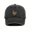 1 casquette de baseball imprimé poulet Réglable Respirante Matériau Léger Parfaite pour le Golf Convient pour Toutes les Saisons