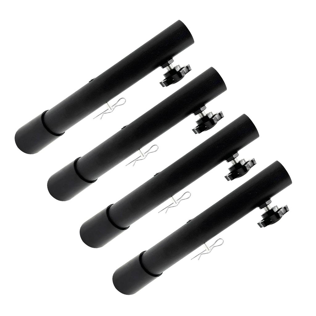 4Pcs Folding Table Risers Extenders Stainless Steel Counter Height Leg Extensions