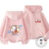 Winter Trendy Casual Zipper Hoodie Cute Cartoon Print Street Style Kids Hooded Top Snoopy Children 3 14