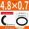 Durable Nitrile Rubber O-Ring, Wire Diameters 0.4-0.8mm, Waterproof & Wear-resistant Sealing Ring