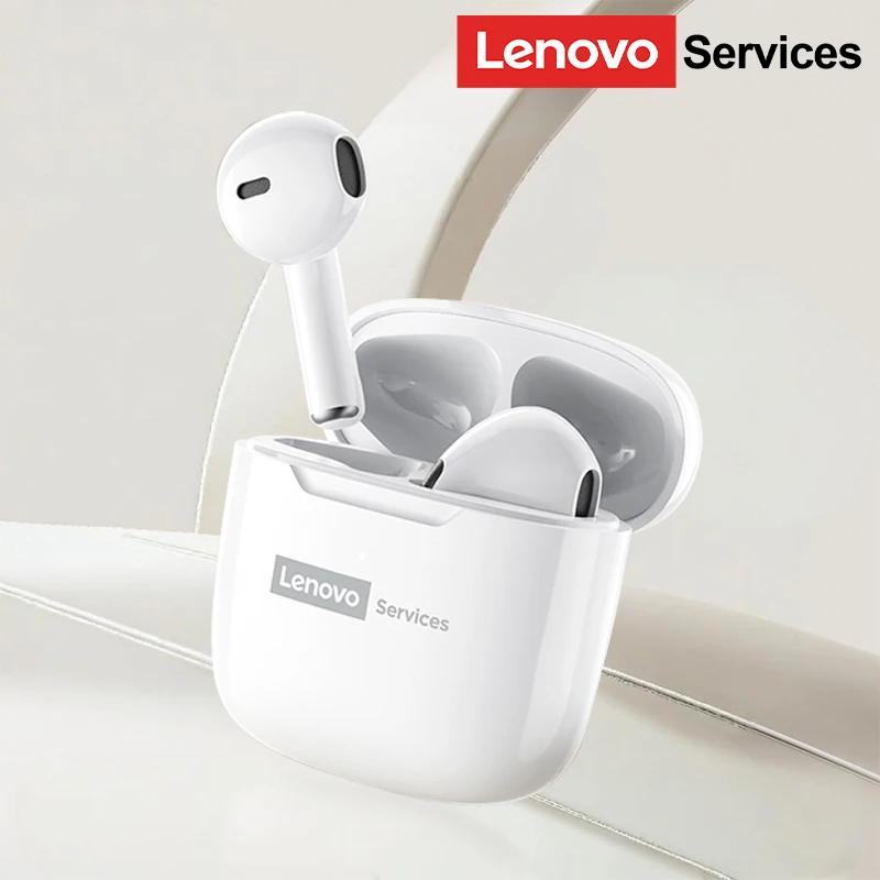 Original Lenovo LE201 Wireless Headphones Bluetooth 6.0 Earbuds ENC Call Noise Cancellation Ultra Long Latency Surround Sound Earphones