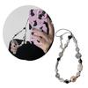 Elegant Flower Bead Pendant Accessory Y2K Heart Phone Charm Strap Hangings Charm