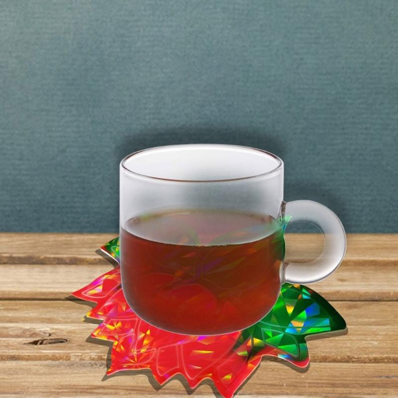 Holografische Untersetzerform, Lotus-Silikon-Untersetzerformen, Tassenmattenform, Epoxidgussform für Kunstharz-Untersetzer, Heimdekor