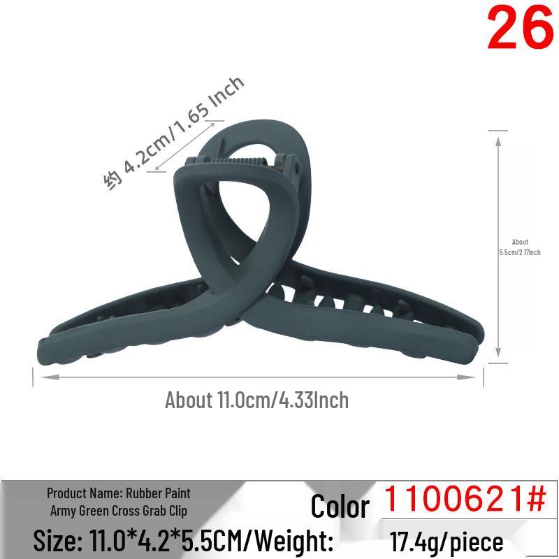 High-Quality Versatile Cross Claw Hair Clip – Stylish Large Ribbon Accessory