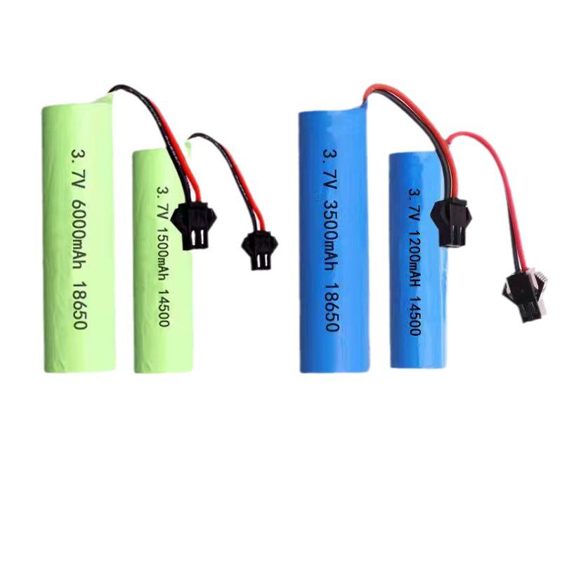 Rechargeable 3.7V Lithium Battery for 14500 Toy Car & Bubble Gun - Large Capacity 18650