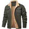 Men’s Fleece Lined Sherpa Cotton Work Jacket