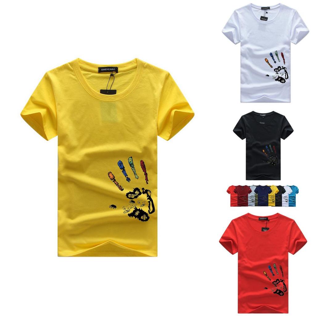 Swenearo Men T-shirts 5xl 4xl Plus Size Cotton Tee For Casual Summer Comfort