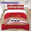Juego de Funda Nórdica y Funda de Almohada con Estampado del PSV Eindhoven Decoración del Hogar Regalo de Cumpleaños (1 * funda de edredón + 2 * fundas de almohada sin relleno)122