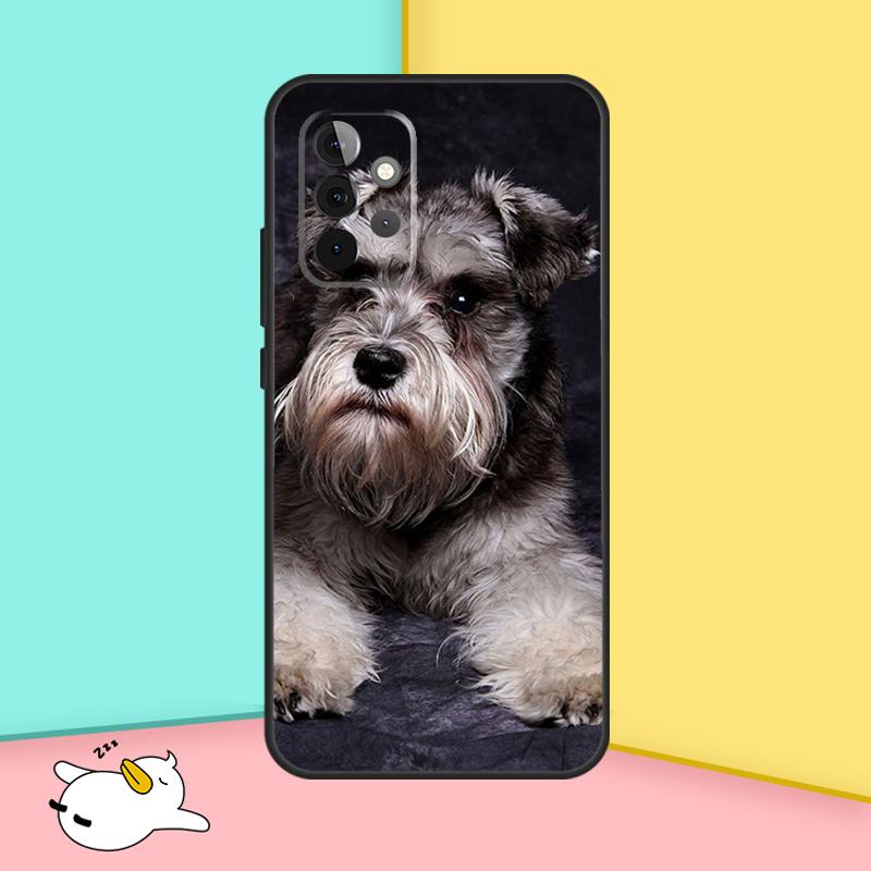 Schnauzer Puppy Dog Case For Samsung Galaxy A34 A54 A14 A36 A56 A06 A13 A53 A32 A12 A22 A52 A35 A17 A16 A55 A15