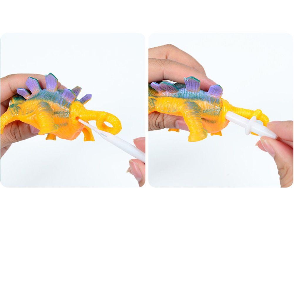Blow Off Creative Stress Relief Funny Kid Anxiety Balloon Squeeze Ball Blowing Dinosaur Animal Toy