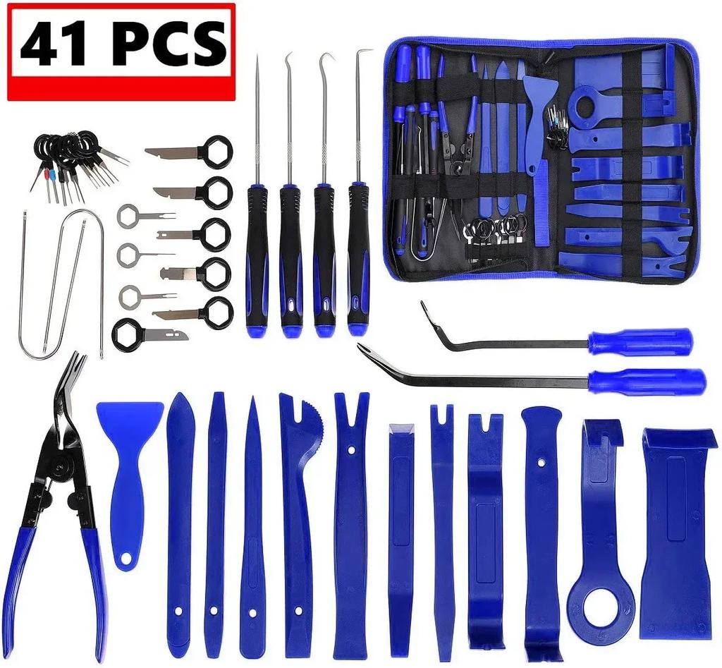 NEW 200PCS/Set Car Trim Removal Tool Pry Kit Car Panel Tool Stereo Removal Tool Kit Auto Hand-held Disassembly Tools
