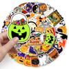 50 Halloween Doodle Cartoon Stickers Decorative Phone Case Suitcase Stickers Waterproof