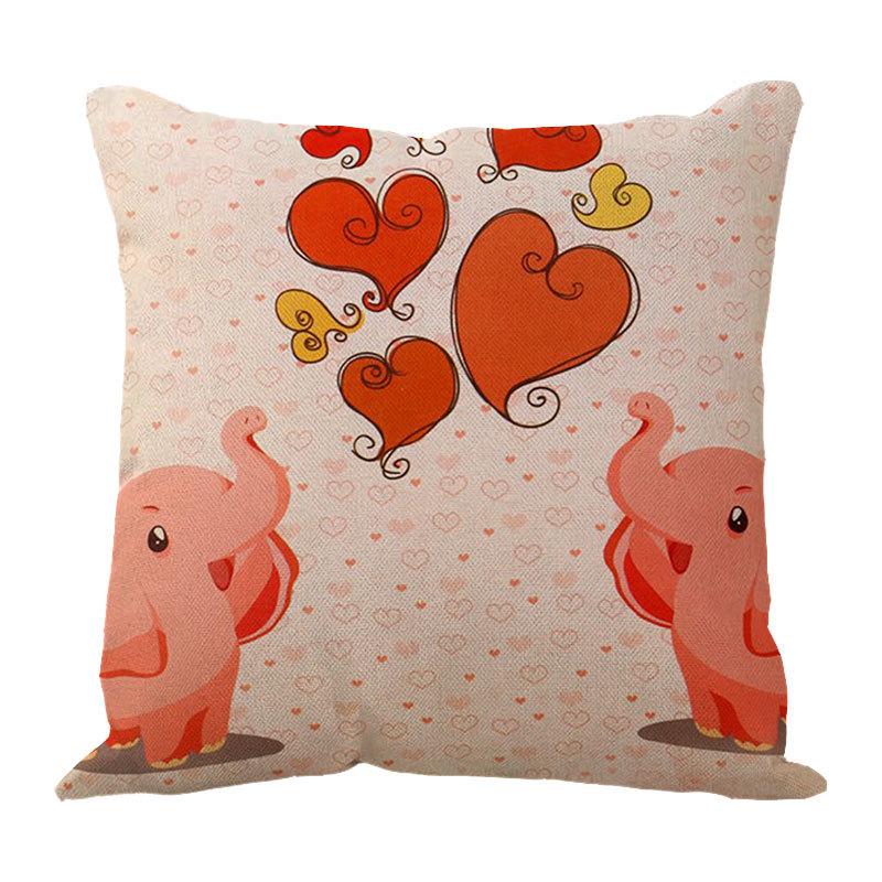 Line Pillow Cushion Cartoon Pillow Head of The Bed Sofa Waist Leaning On The Car Waist Pillow Pillow Cover Office Cushion Backrest Cushion