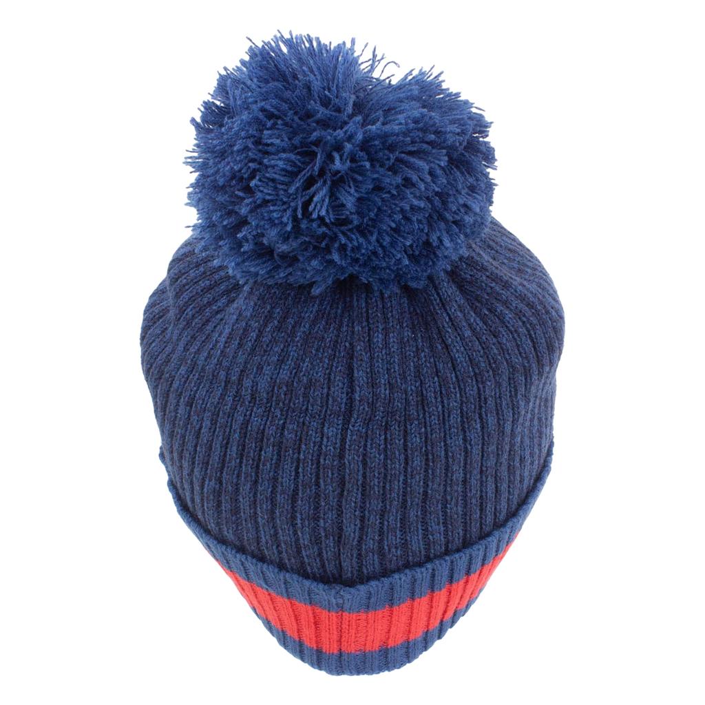 Captain America Unisex Adult Logo Pom Pom Beanie