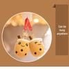 Adorable Milk Tea Cup Plush Keychain Charm for Bags and Home Decor