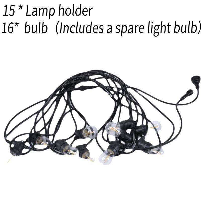 

Уличные гирлянды 15 м гирлянда с 16 светодиодными лампочками украшение двор