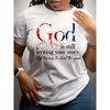 God Is Still Writing Your Story Womens Tee Faith Graphic Casual Yellow Top Women Clothes Graphic T Shirts Vintage Clothes