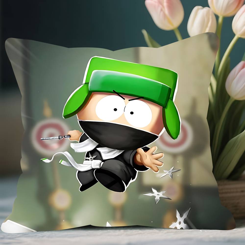 South Park K-Kyle Pillowcase Toon Gift Cushion Cover Bedroom Home Sofa Chair Seat Decor Pillow Case