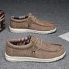 Herre Canvas Loafers Høst Herre Vulkaniserte Sko Pustende Lettvekt Vandring Utendørs Sportssko Canvas Sko