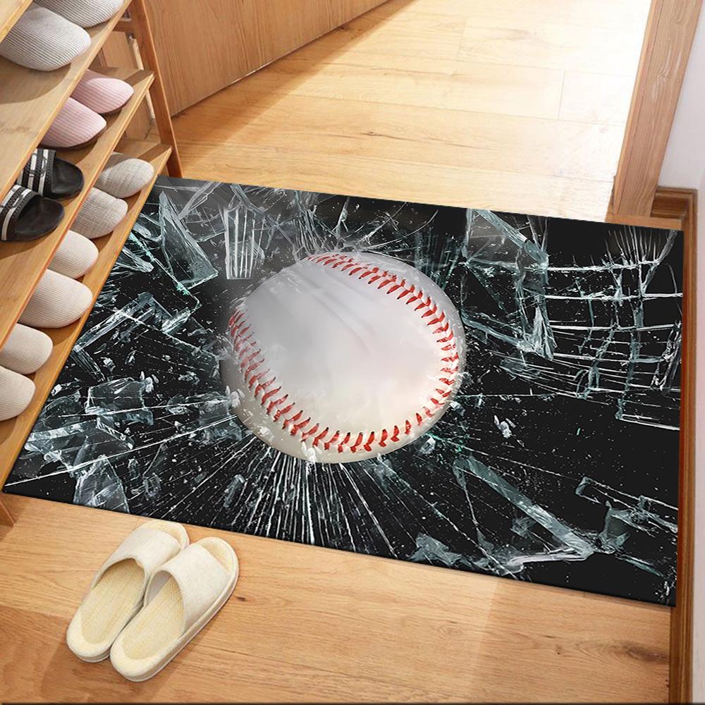 Sports Ball Pattern Floor Mats for Living Room, Bedroom and Room Decoration Are Suitable for Gifts.