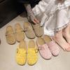 Baotou half slippers women wear lazy summer new one-pedal breathable hole women's shoes