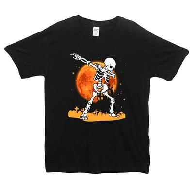 Skeleton Dab Halloween T Shirt