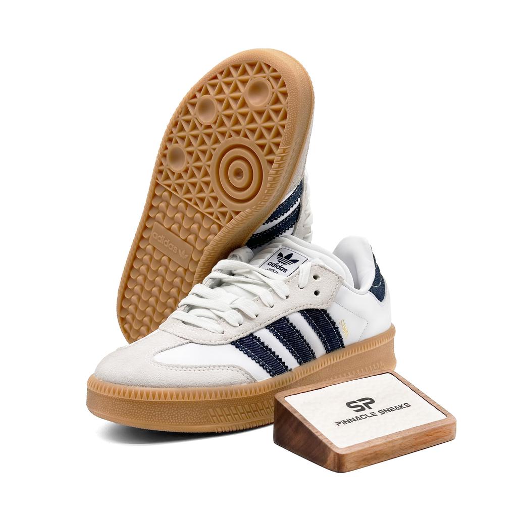adidas Samba XLG Bianco Notte Indaco Denim Uomo Sneakers Bianco Nuvola Bianco Nucleo JQ7440