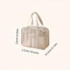 Mesh Cosmetic & Travel Organizer Bag,Zipper Closure & Mesh Pocket -Toiletry Bag Portable Makeup Storage for Travel, School, Work