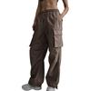 Calça Cargo Feminina Marrom Vison IB1059-214