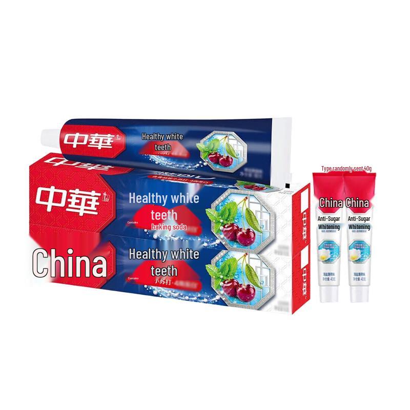 

Zhonghua Baking Soda Fruit Flavor Toothpaste Combo