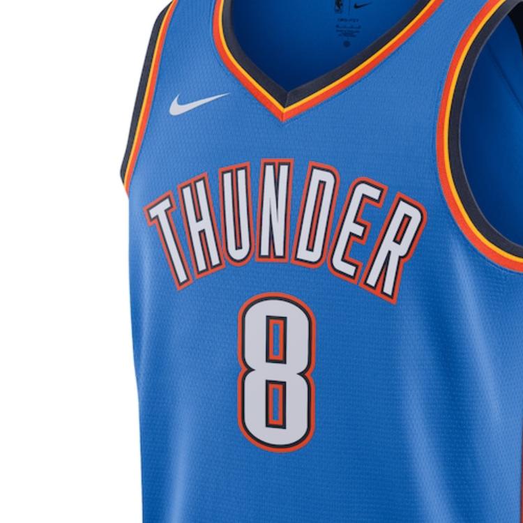 Nike Oklahoma Swingman Jalen Williams Comfortable Soft Breathable Sleeveless Basketball Jersey Unisex jerseys Blue DN2147-403