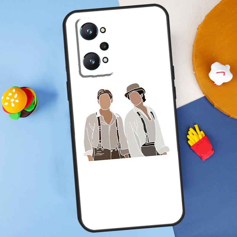 Damon and Stefan Vampire Diaries For Realme C55 C67 C61 C75 C53 C51 C21Y C25S GT 6 6T 5 GT7 Pro 10 11 12 13 14 Pro Plus Case