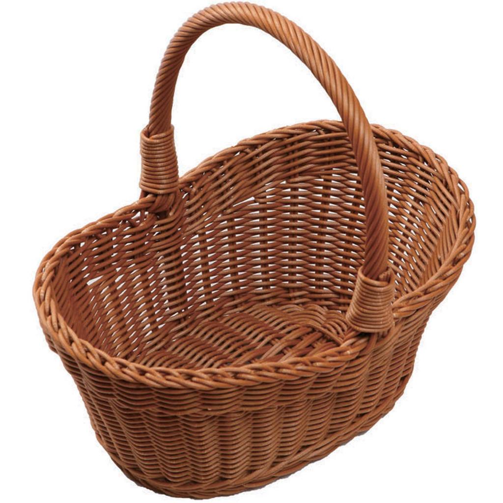 Nagao Washable Bread Oval 01046225 Basket, Shape, 25cm,