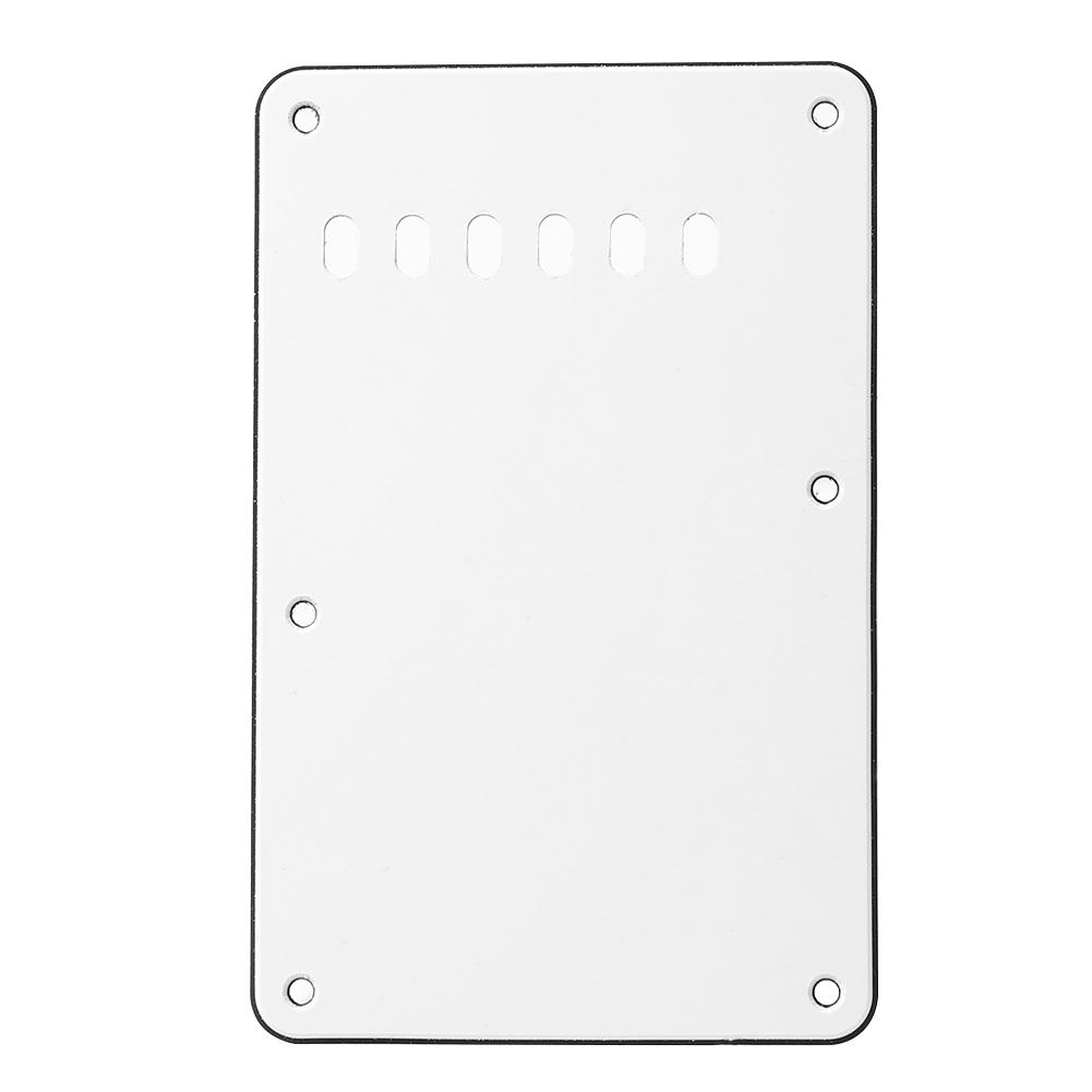 Electric Guitar Replacement Parts 6 Holes Guitar Tremolo Cavity Cover Back Plate белый
