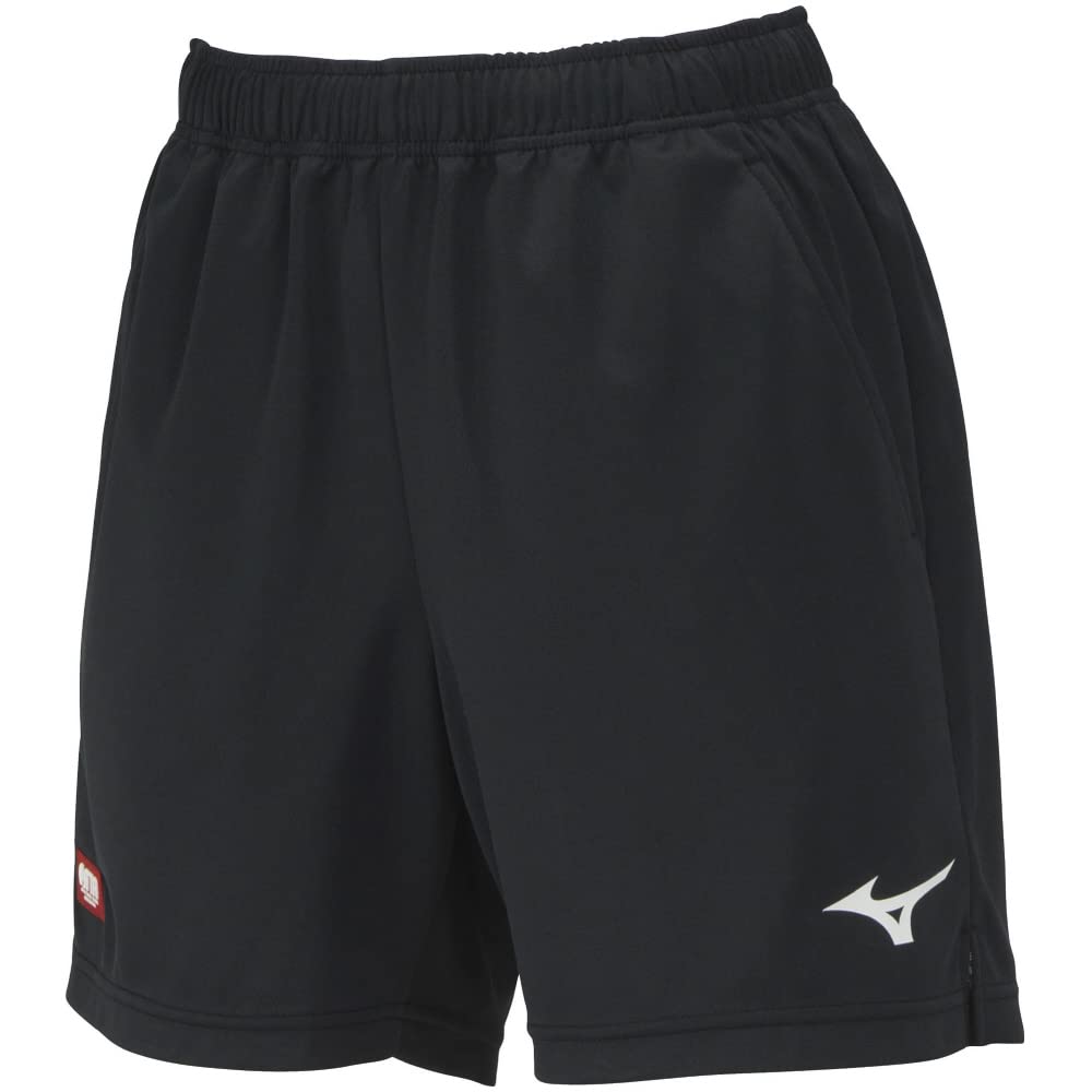 Table Tennis Game JTTA Size M Pants, Moisture-Wicking, Quick-Drying, Certified, 82JBA202, Black,