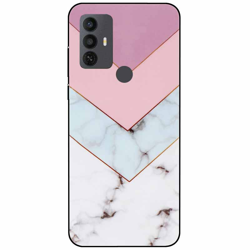 Für TCL 30 SE Hülle 305 6.52'' Silikon Weich Mode TPU Handyhülle für TCL 305 306 30SE Hülle 6165A Bumper Funda für TCL30SE 405