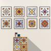 10pcs Mexican Style Tile Stickers Peel Stick Floor Wall Decals Waterproof Backsplash DIY Mural Kitchen Bathroom Decor