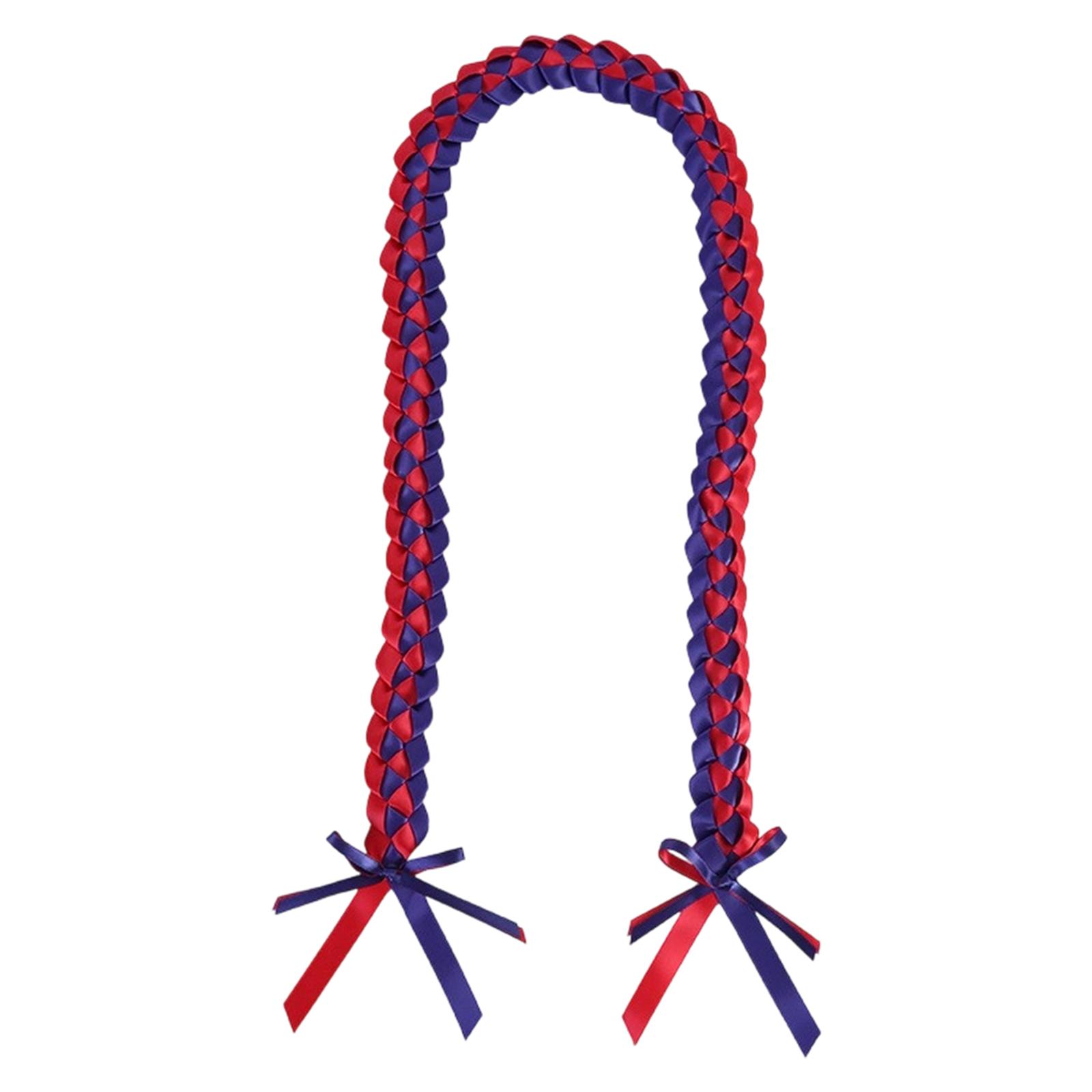 

Ручная Работа Ленточная Веревка Класс Школы Колледжа Старшей Школы Выпускной Двойное Ожерелье Лейсы Поздравительная Вечеринка Подарки Застежка-Бант Украшения Для Женщин Мужчин One Size