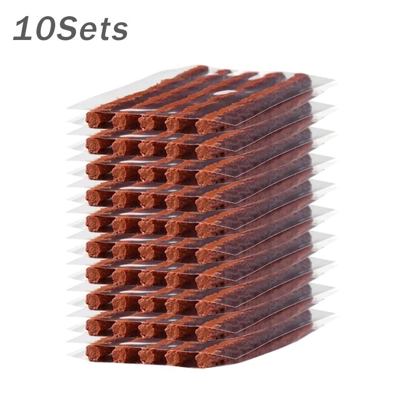 Quick Tire Repair Kit Rubber String Puncture Fix for Car Motorcycle Electric Bike Vacuum Tire Emergency Patch Tool