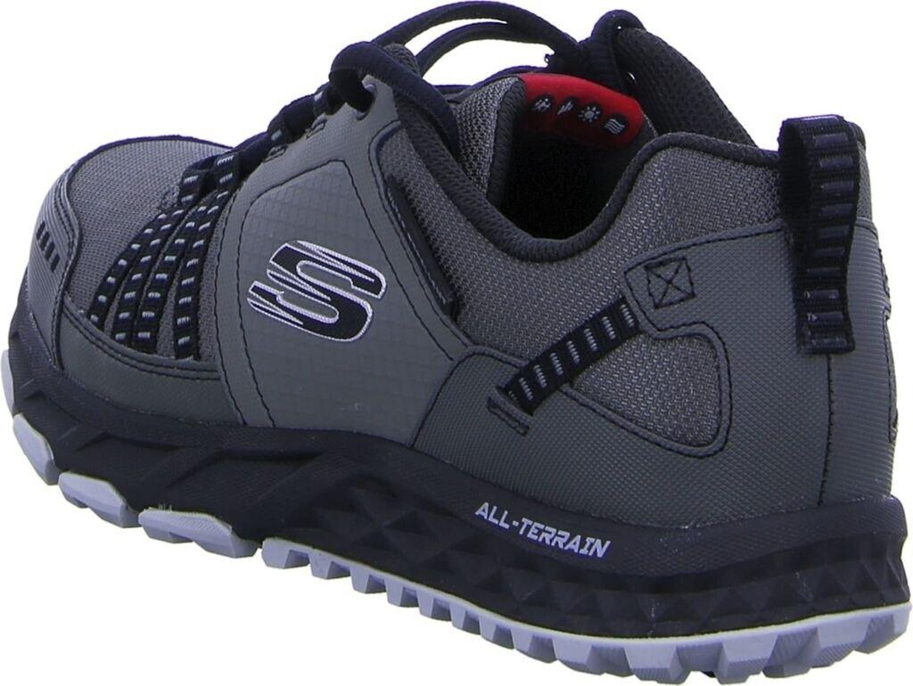 Кроссовки Skechers Escape Plan черный кожаный/угольный