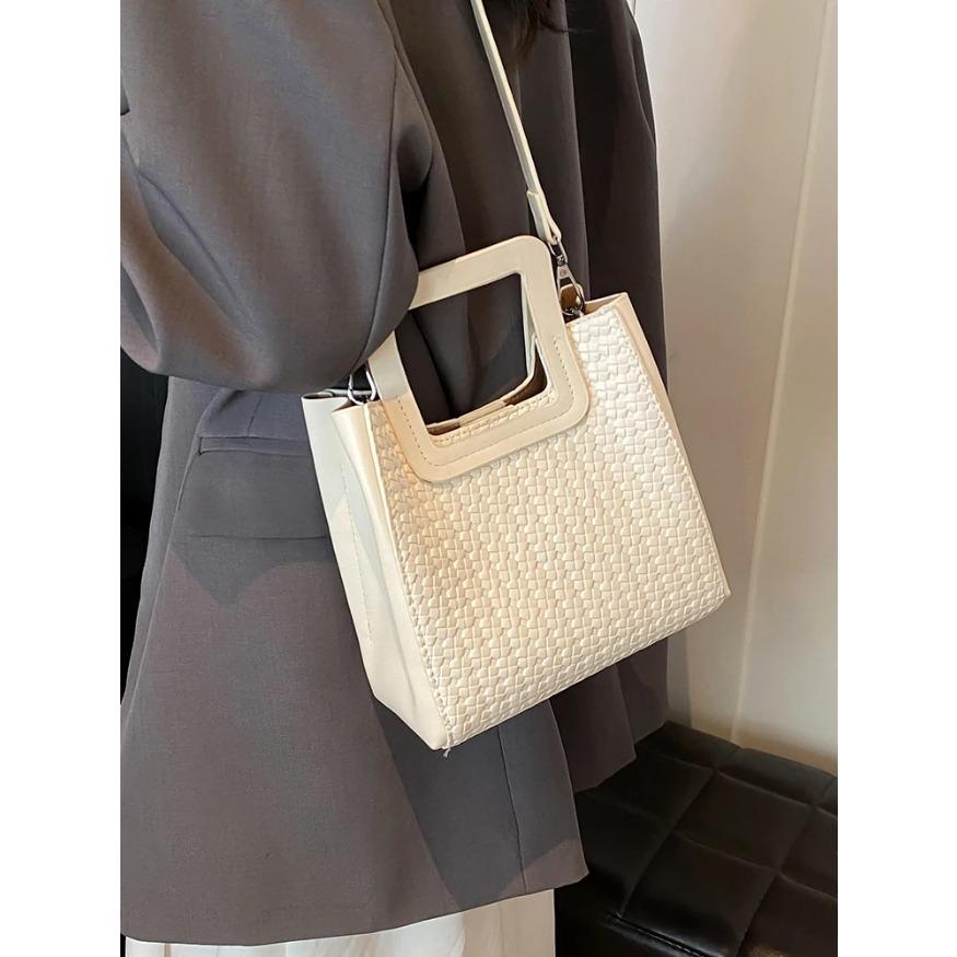 Retro Mini Handbag For Women New Trendy Versatile Commuting Square Shoulder Bag Summer Pu Leather Female Crossbody Bags