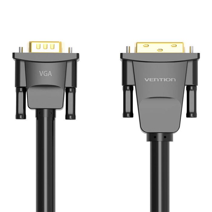Câble Dvi Vga Vention Pour Moniteur, Ordinateur Portable, Résolution 1080P, 1,5 M