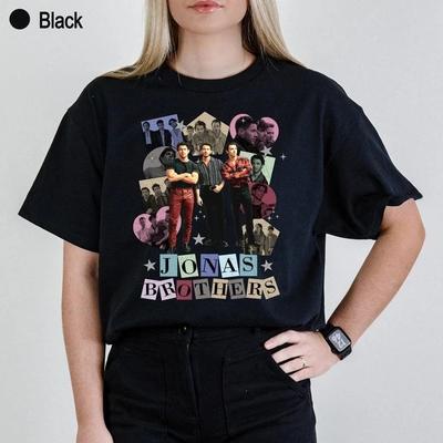 Retro Style Jonas Brothers Reprint  Pop Band Concert Merch Unisex T-Shirt