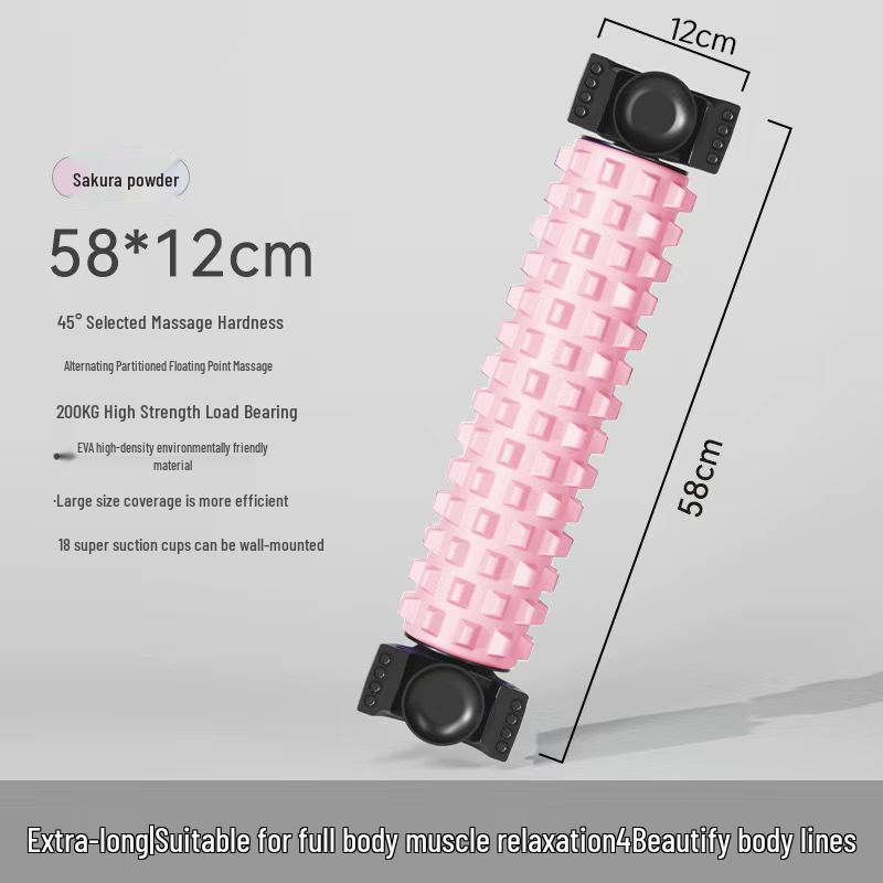 Zf1 Wall-Mounted Deep Tissue EVA Suction Cup Foam Roller for Massage and Exercise